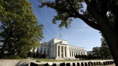 FILE PHOTO: The Federal Reserve headquarters in Washington September 16 2015.    REUTERS/Kevin Lamarque/File Photo 