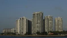 FILE PHOTO: A view of waterfront private condominiums in Sentosa Cove on Singapore resort island of Sentosa