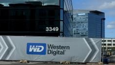 FILE PHOTO: A Western Digital office building is shown in Irvine, California